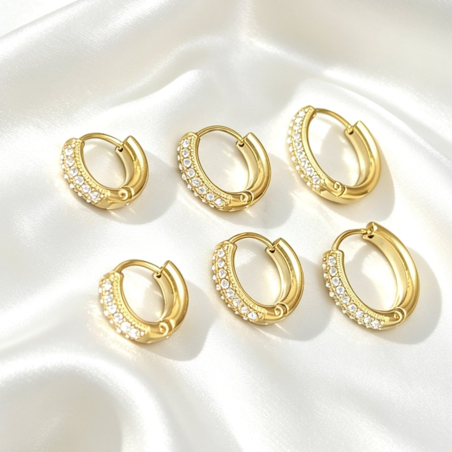 Oorbellen Set Met Strass – Isabelle