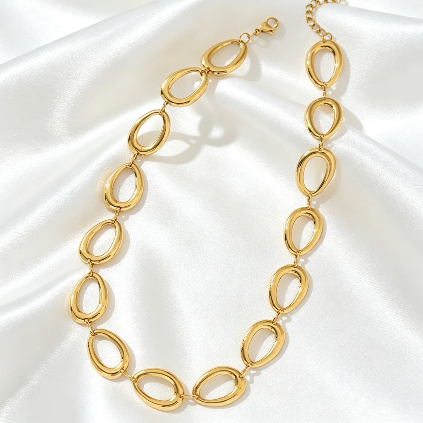 Ovale Cirkel Ketting – Fem