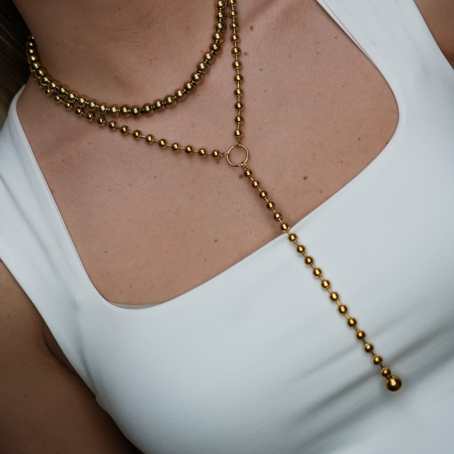 Bolletjes Lange Ketting – Jolie