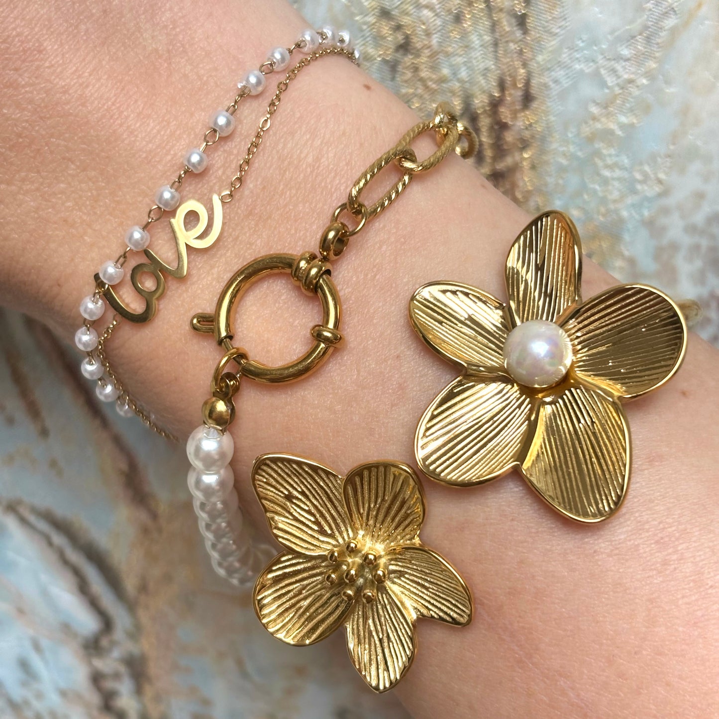 Armband Met Bloem – Esmee