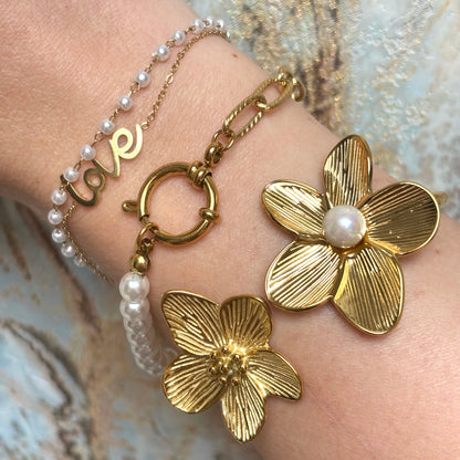 Armband Met Bloem – Esmee