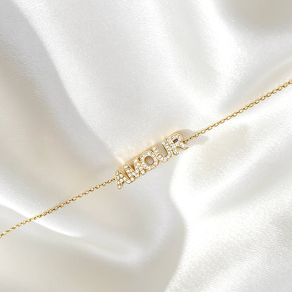 Amour Strass Amband – Rome