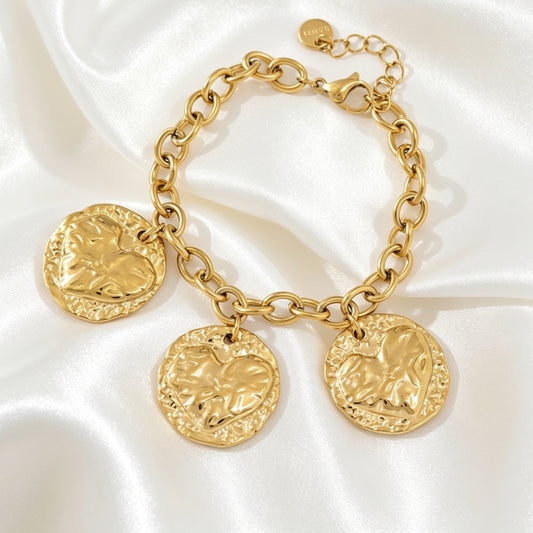 Hartjes Munten Armband – Senna