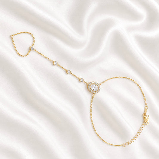 Hand Chain Met Steentjes - Charlie