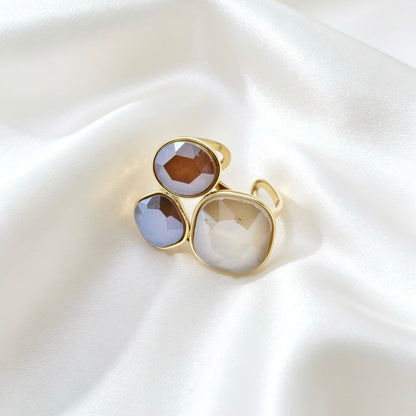 Ring Met Steentjes – Jet