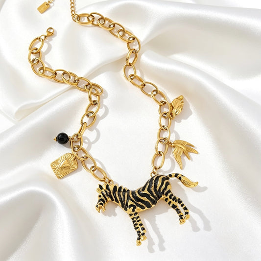 Zebra Bedel Ketting – Florien