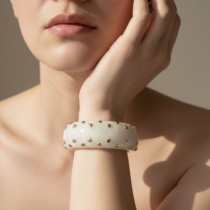 Bangle Met Studs Large – Natasja