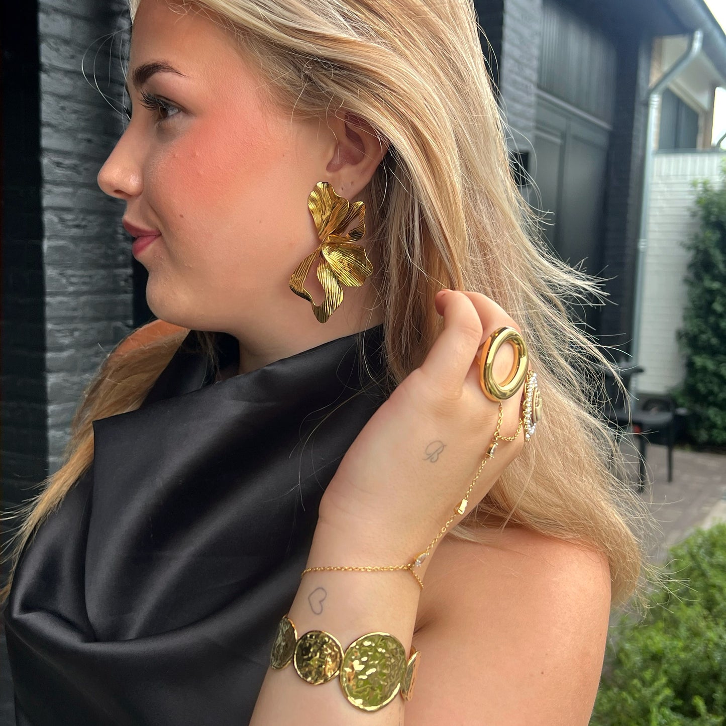 Statement oorbellen - Marlijn