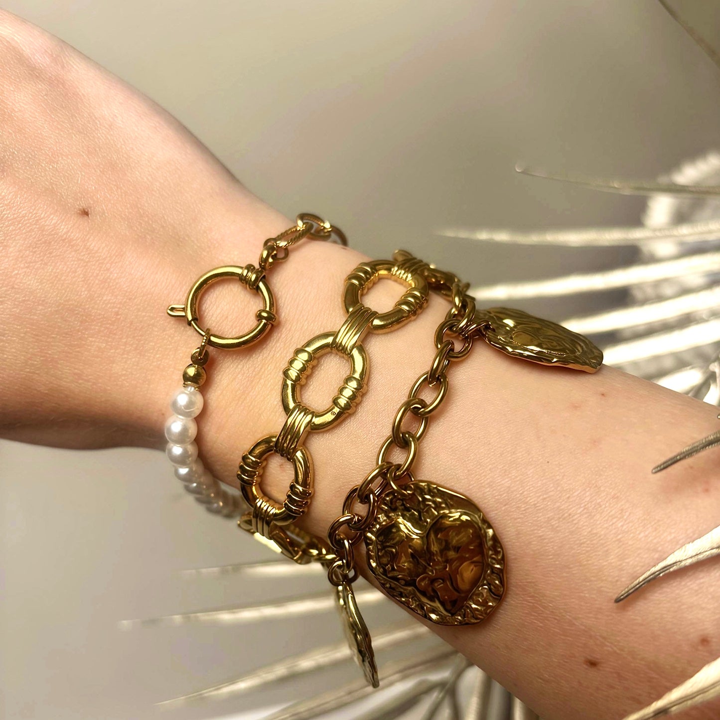 Hartjes Munten Armband – Senna