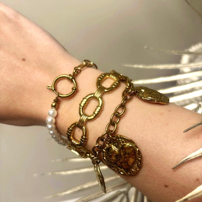Hartjes Munten Armband – Senna