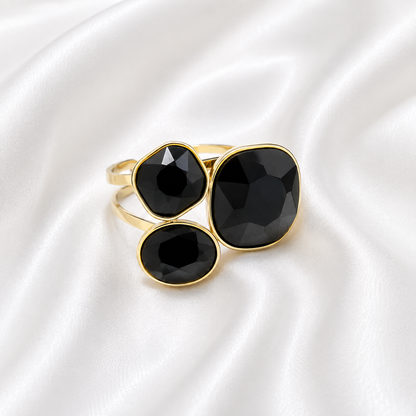 Ring Met Steentjes – Jet