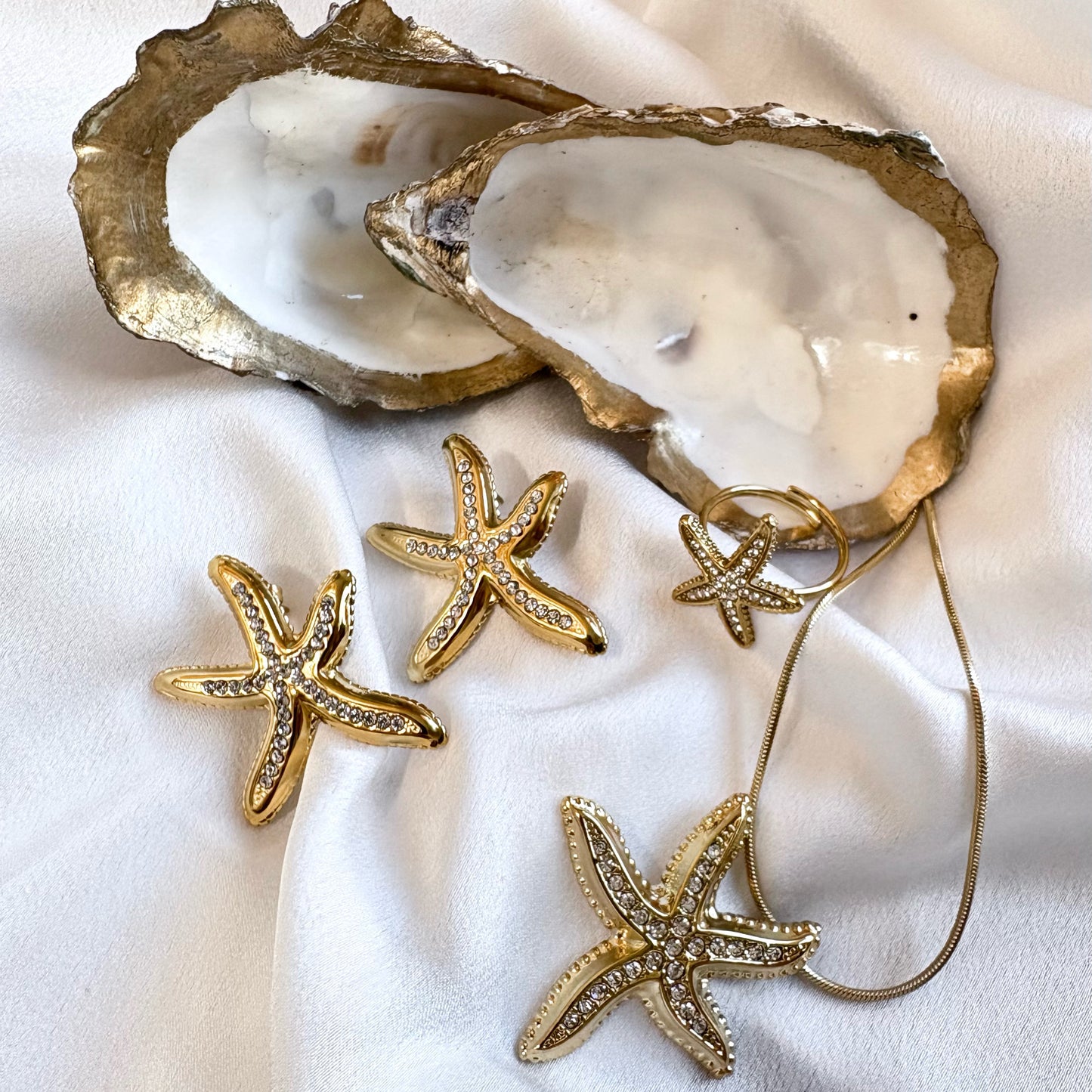 Zeester Ring Met Strass – Puck