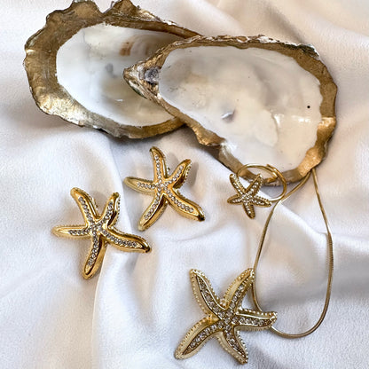 Zeester Ring Met Strass – Puck