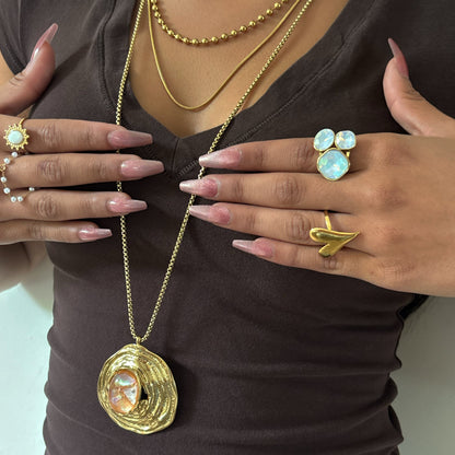 Ring Met Steentjes – Jet