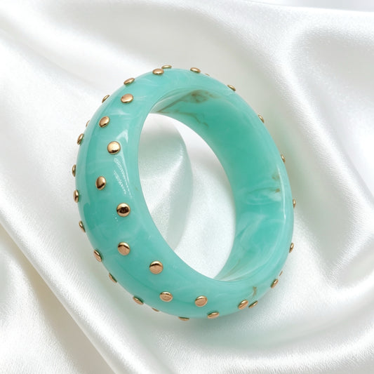 Bangle Met Studs Large – Natasja