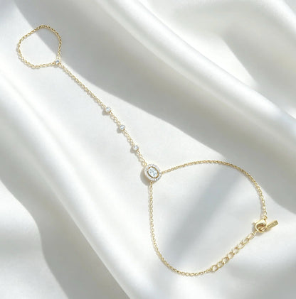 Hand Chain Met Steentjes - Charlie