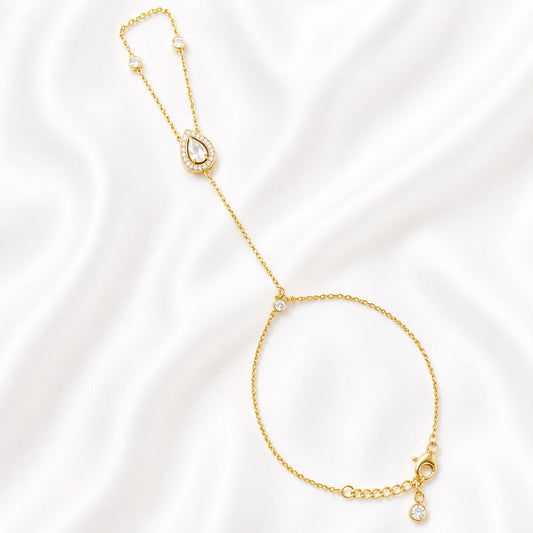Hand Chain Met Strass - Teddy
