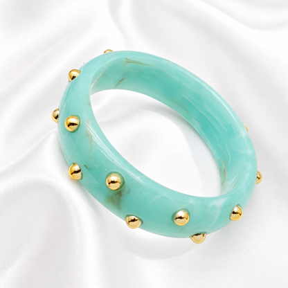 Bangle Met Studs Medium – Natasja