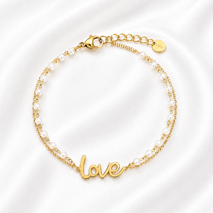 Love Armband Met Parel – Jade