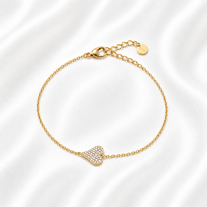 Hartjes Strass Armband – Jitte