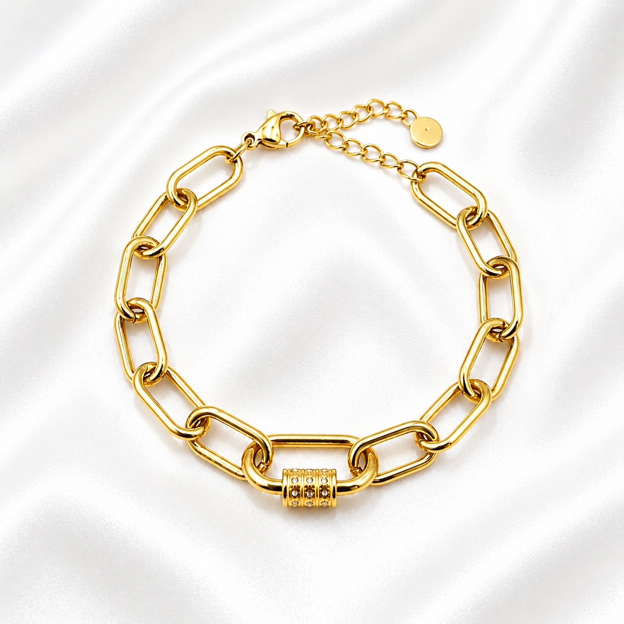 Clip Armband Met Strass – Selma