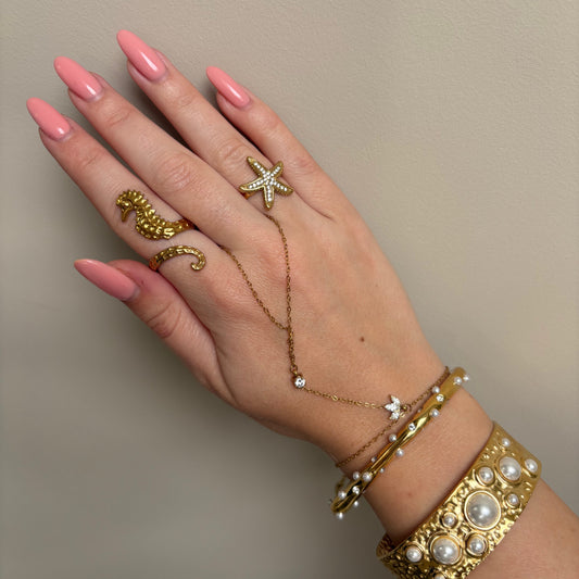 Ring Met Zeepaardje – Lilly