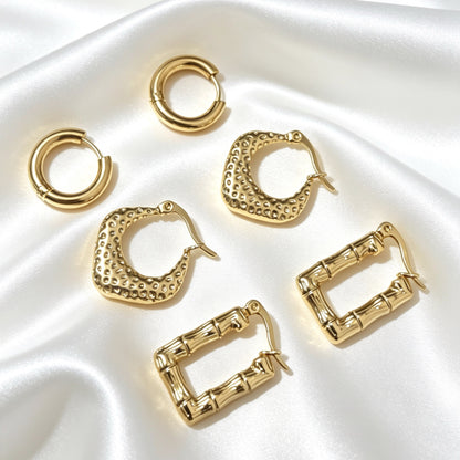 Oorbellen Set Met Structuur – Livia