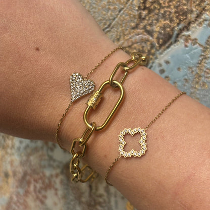 Hartjes Strass Armband – Jitte