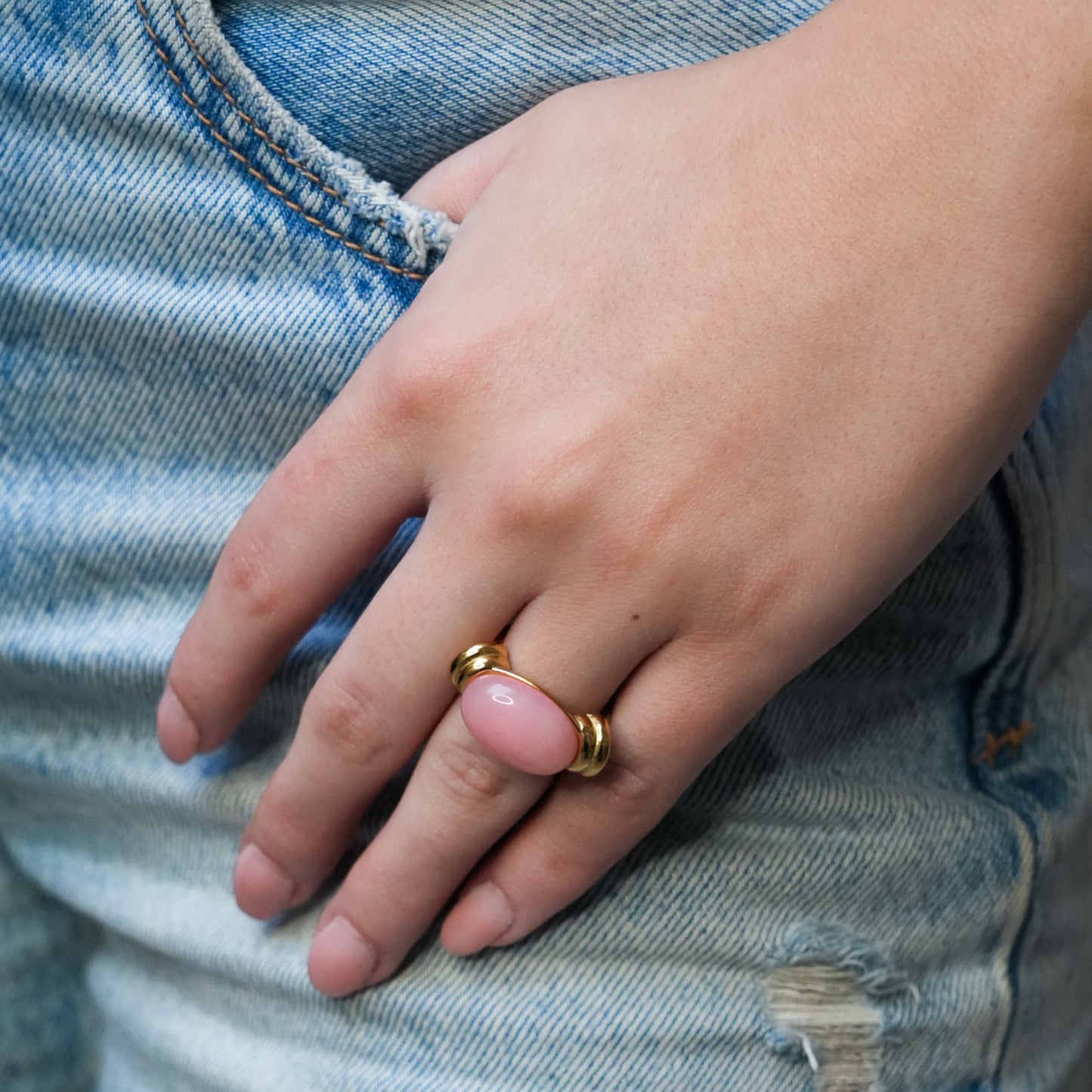Ring Met Steen – Jacky