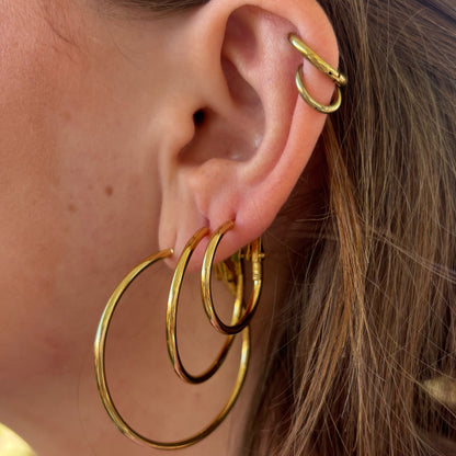 Oorbellen Set Met Ringen Medium  – Jessica