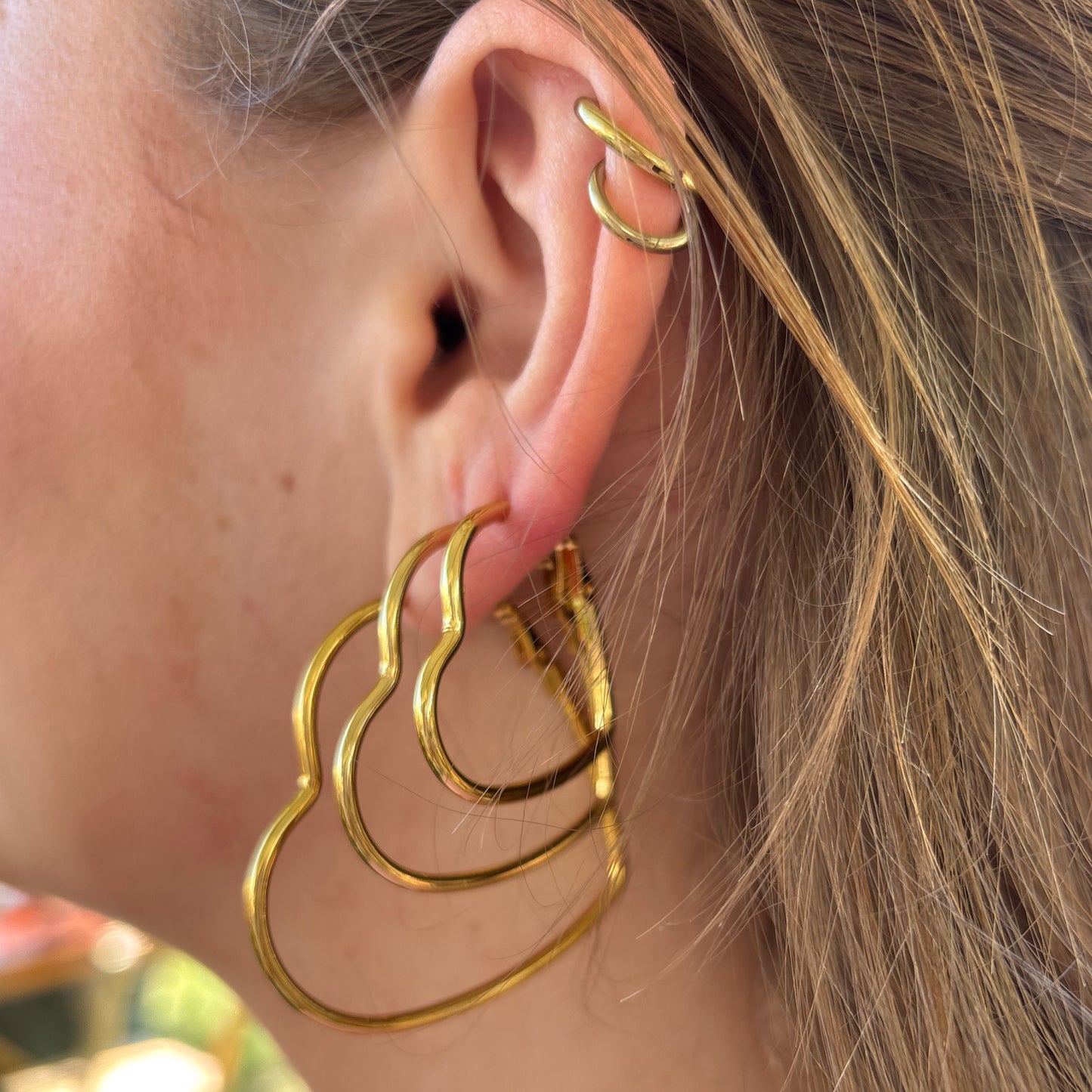 Oorbellen Set Met Hartjes – Aman