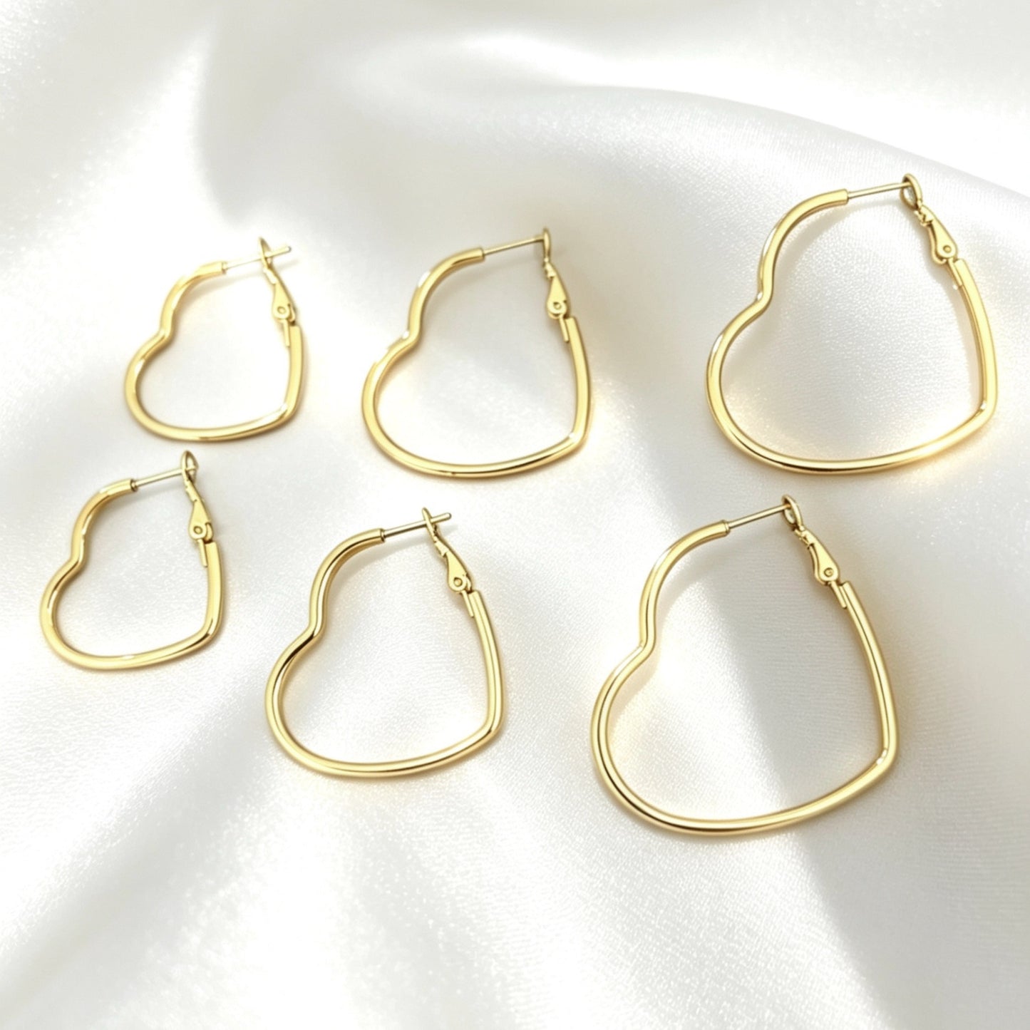 Oorbellen Set Met Hartjes – Aman