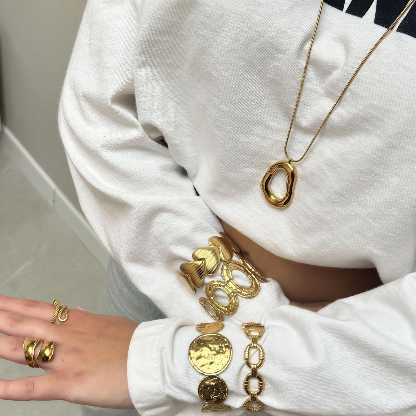 XL Ovale Ketting – Macy