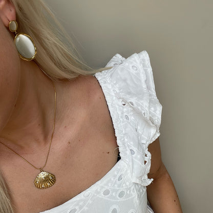 Schelpen Ketting Met Parels – Summer
