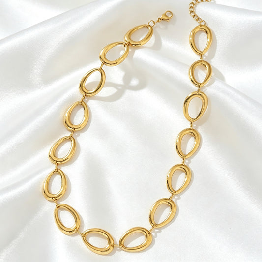 Ovale Cirkel Ketting – Fem