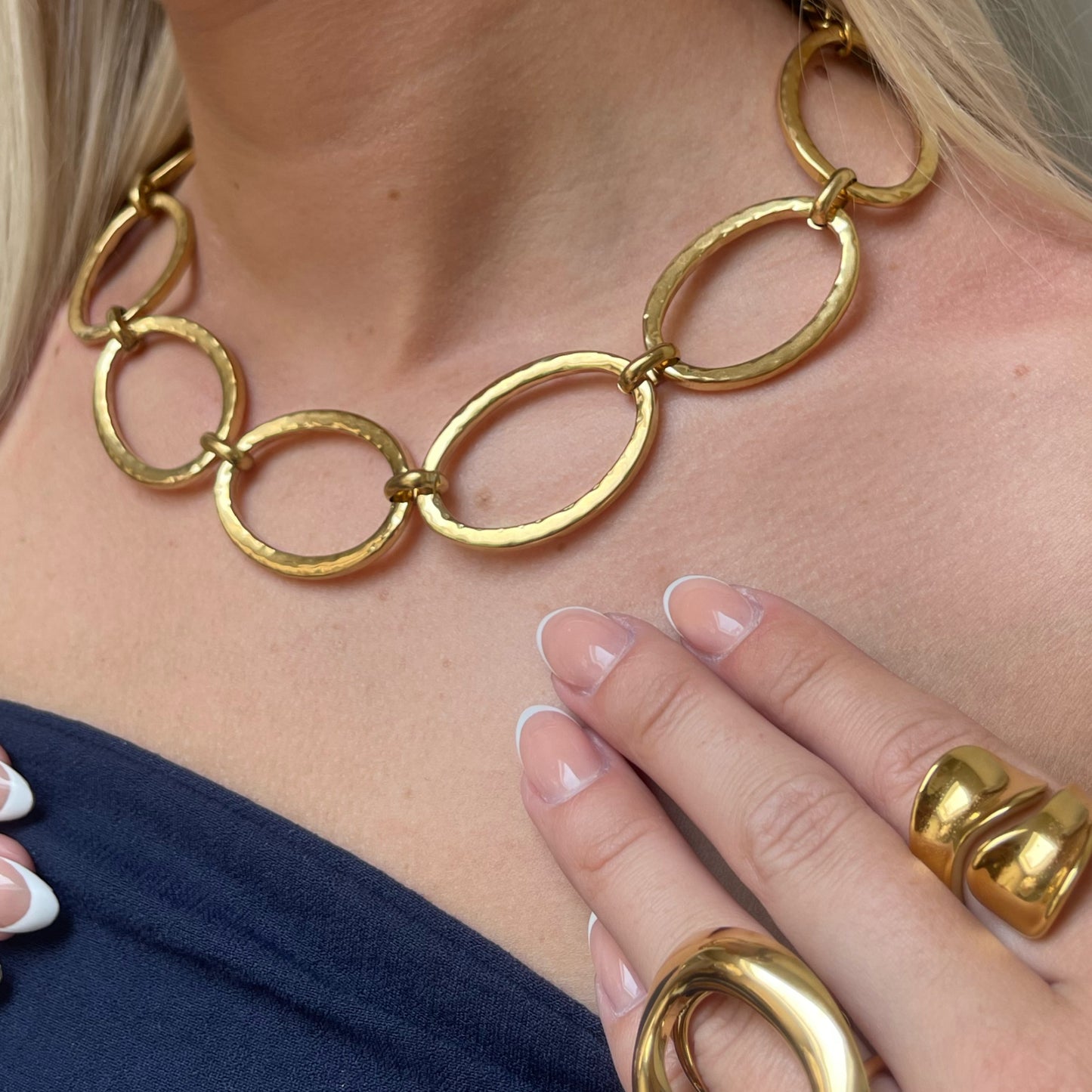 Ovale Cirkel Ketting – Ellen