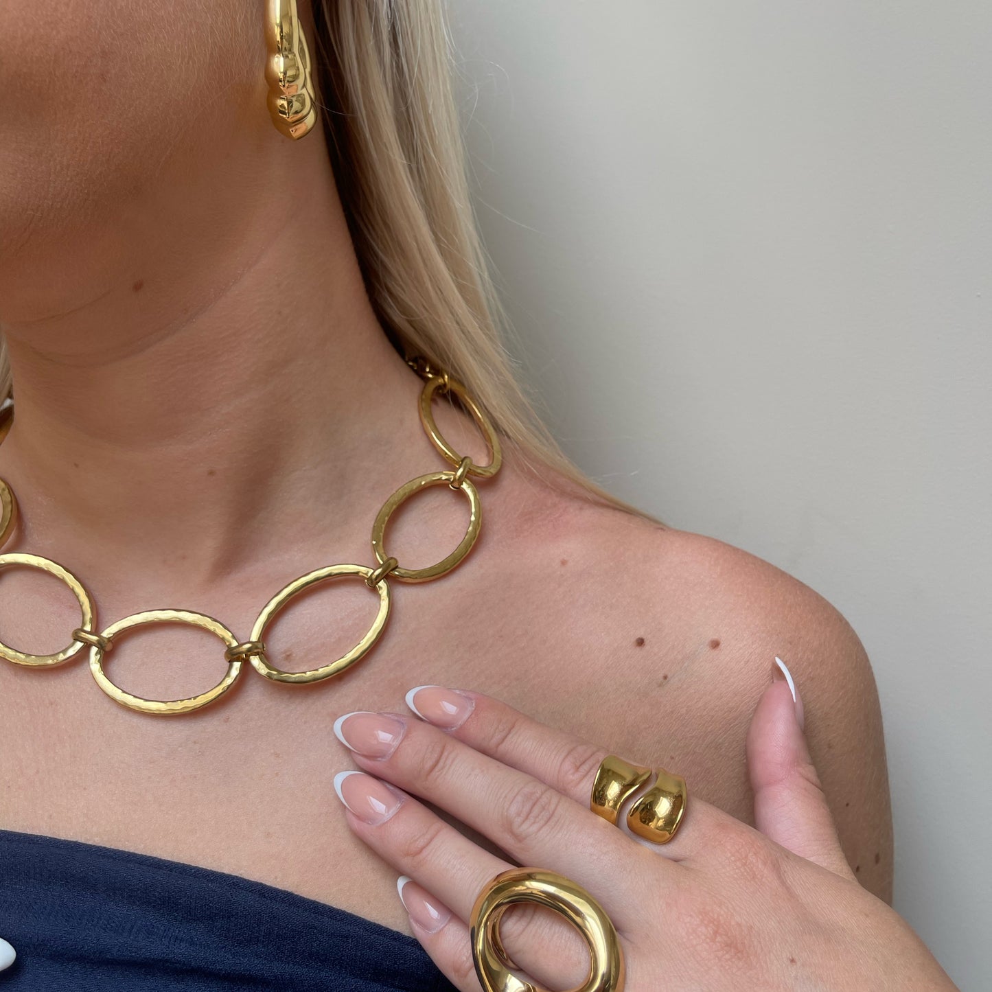 Ovale Cirkel Ketting – Ellen