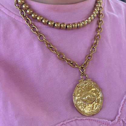 Munt Ketting Met Oog – Jill