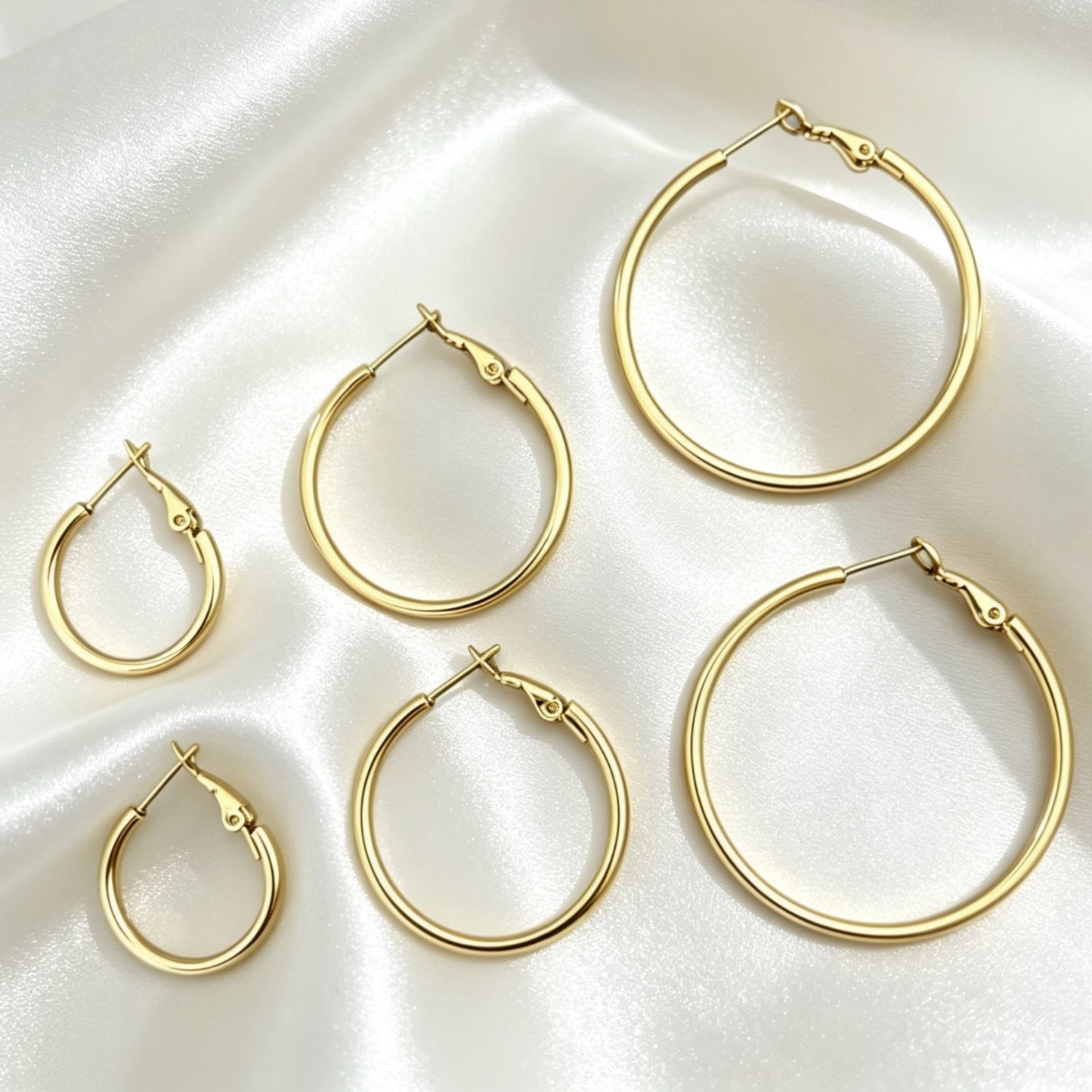 Oorbellen Set Met Ringen Small – Ilona
