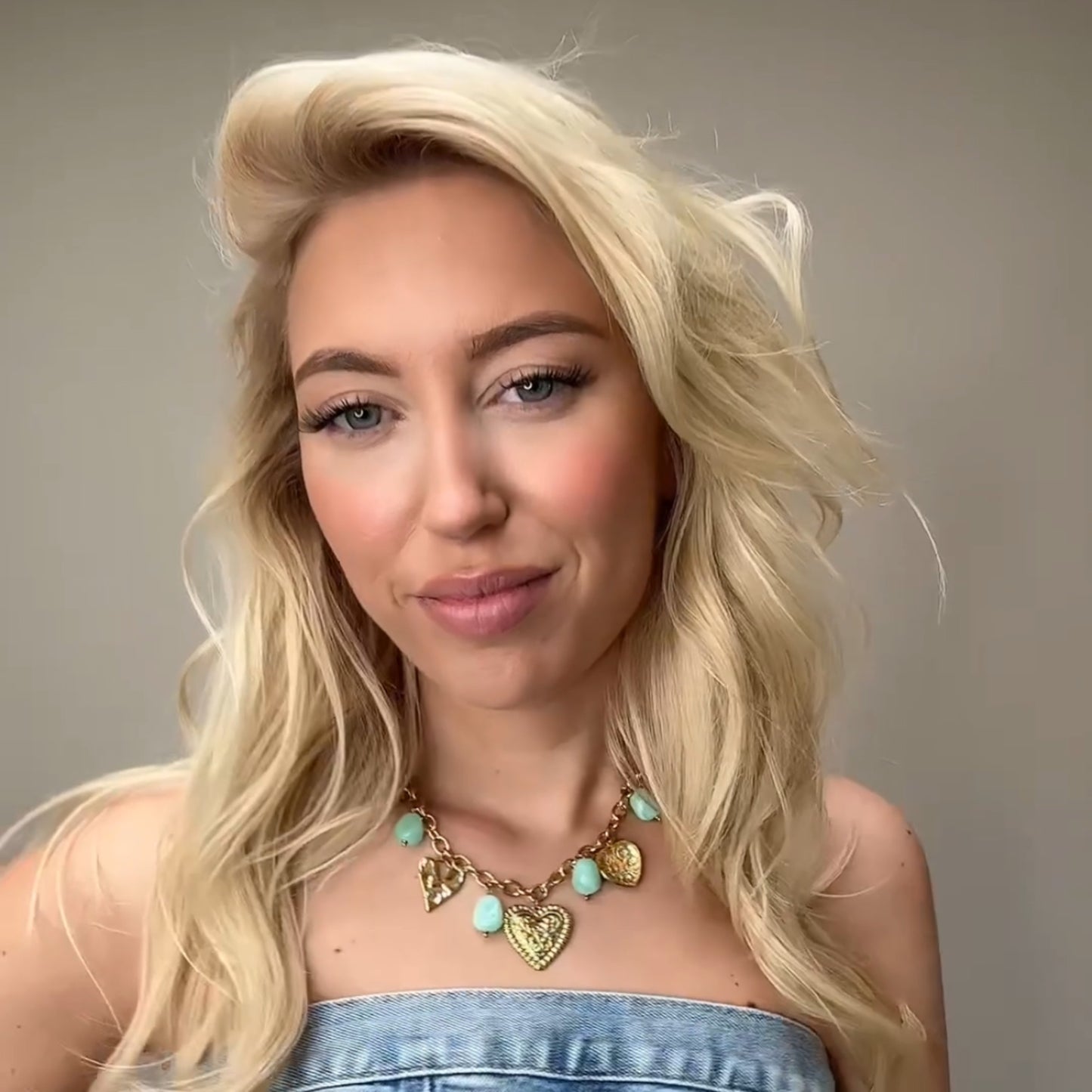 Bedel Ketting Met Hartjes – Gwen