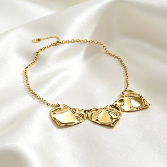 Grove hartjes ketting – Daisy