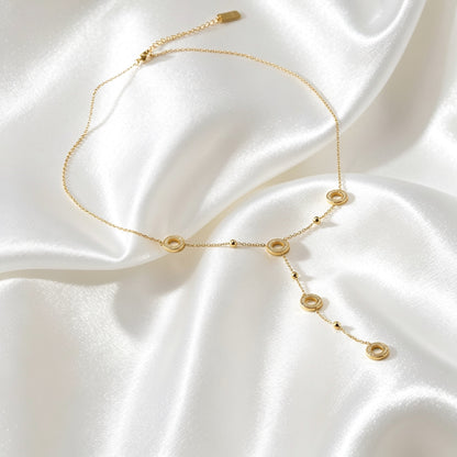 Cirkel Ketting Met Strass – Donna