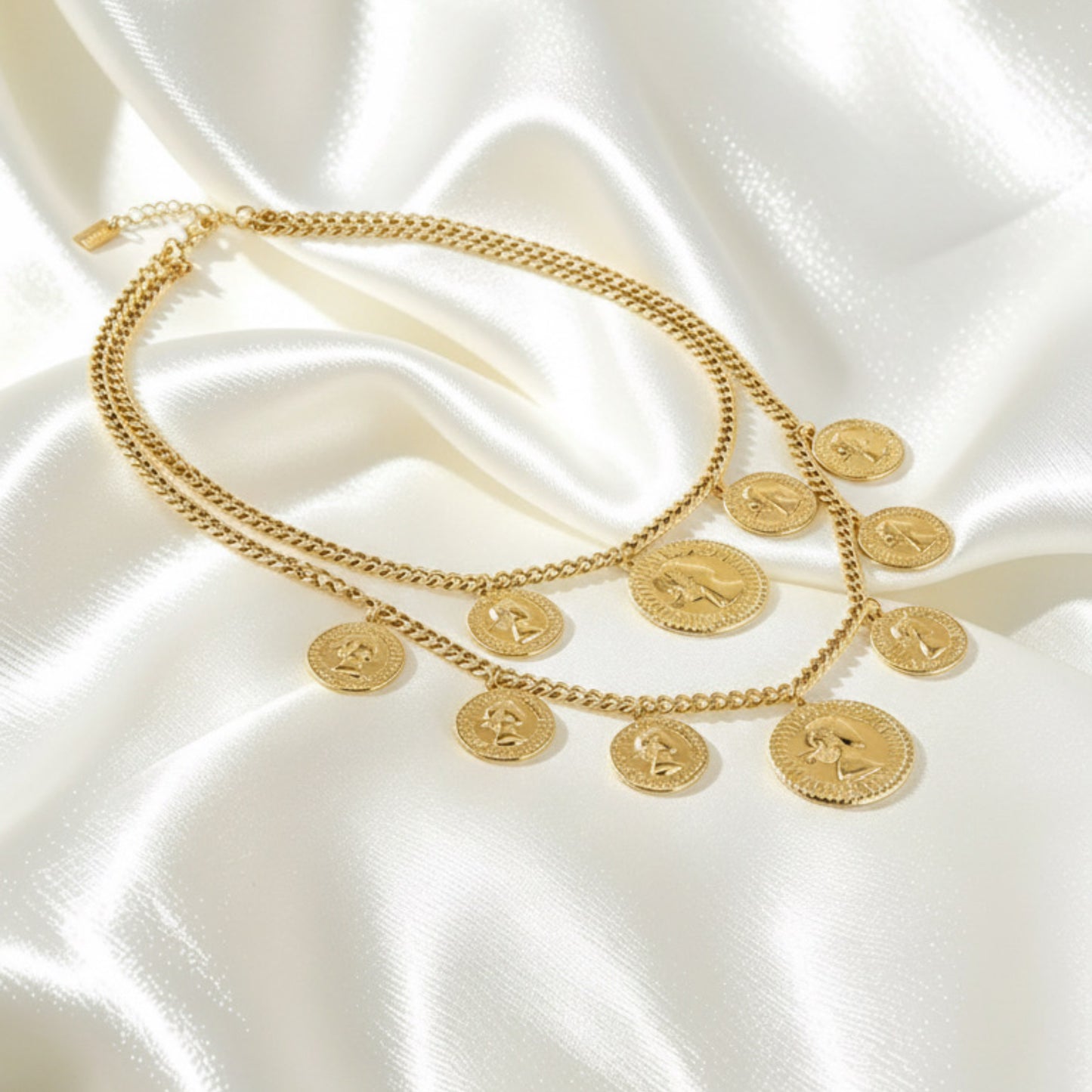 Grove Munten Ketting – Lindsey