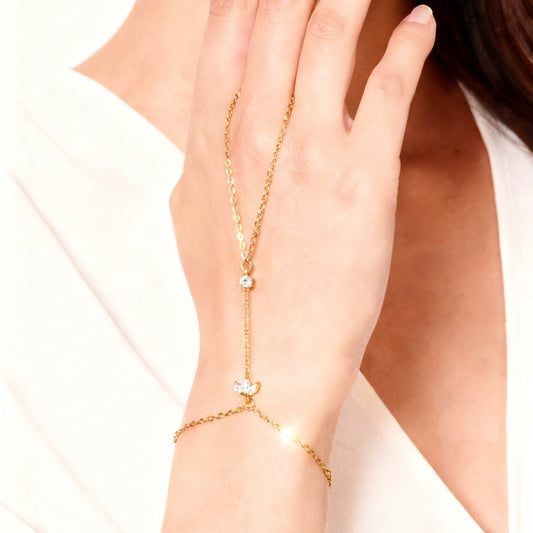Hand Chain Met Steentjes – Sissi