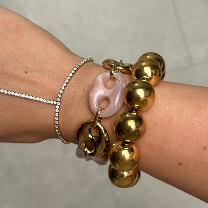 Statement Bolletjes Armband - Daan