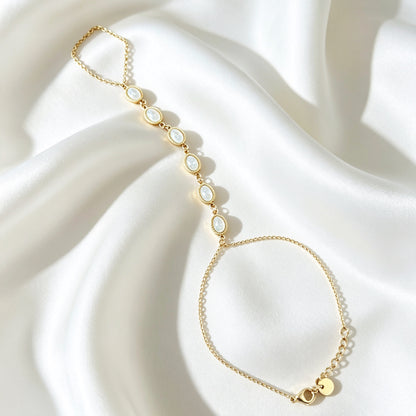 Hand Chain Met Steentjes - Diva