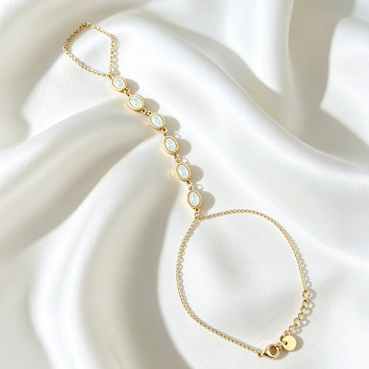 Hand Chain Met Steentjes - Diva