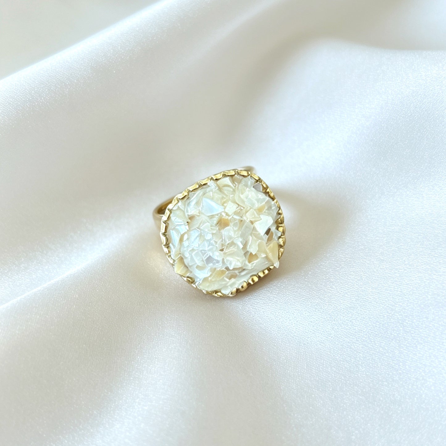 Statement Ring Met Steen - Lana