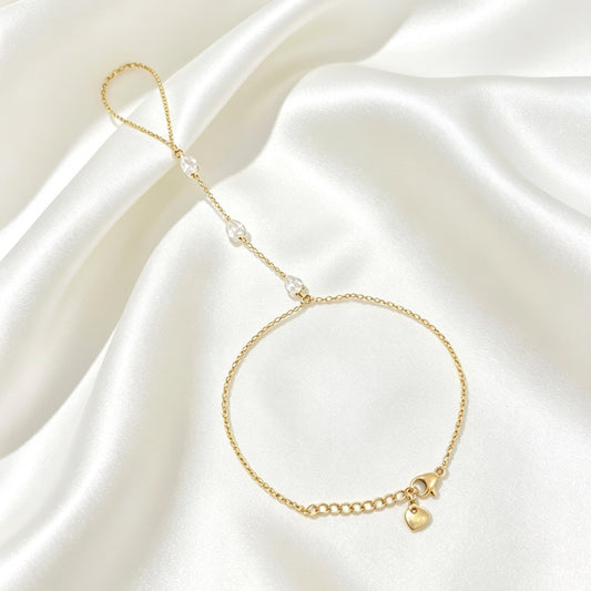 Hand Chain Met Steentjes - Lotte