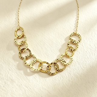 Open Rondjes Ketting - Sharon